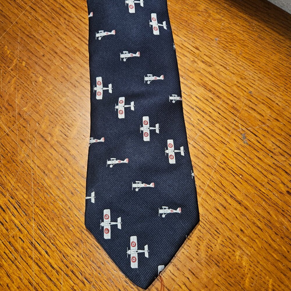Bilane Airplane tie by Reis of New Haven